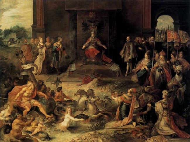 Francken, Frans II Allegory on the Abdication of Emperor Charles V in Brussels 25 October 1555